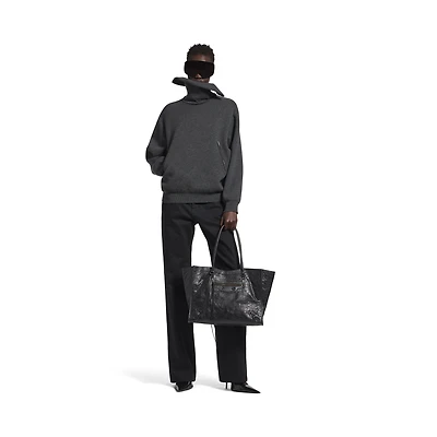 back-to-front high neck sweater