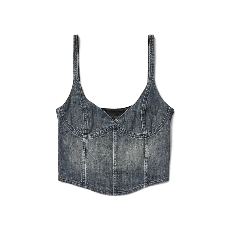 corseted top