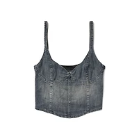 corseted top