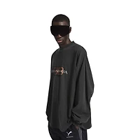 bb icon stencil long sleeve t-shirt large fit