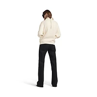 back-to-front high neck sweater