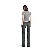 buckle bootcut pants