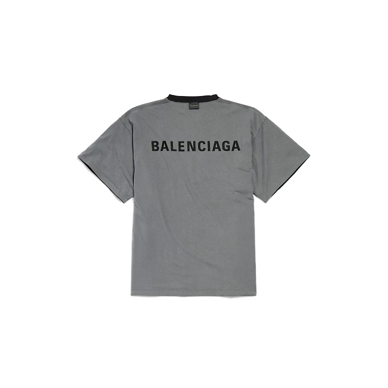 balenciaga back reversible oversized t-shirt