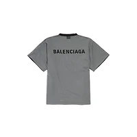 balenciaga back reversible oversized t-shirt