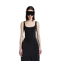stretch corset top