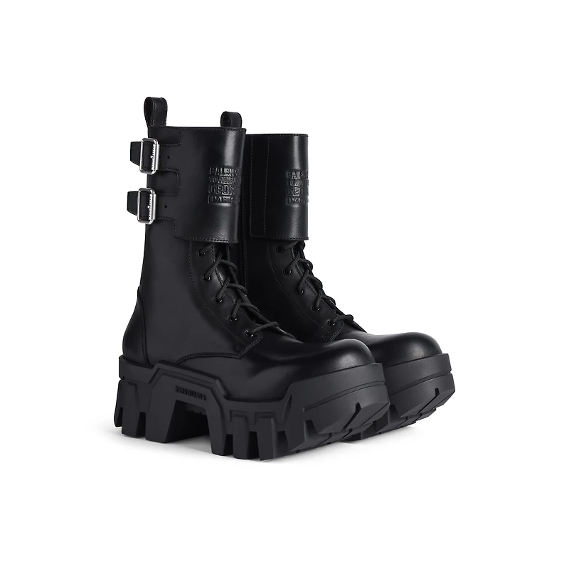 bulldozer combat lace-up boot