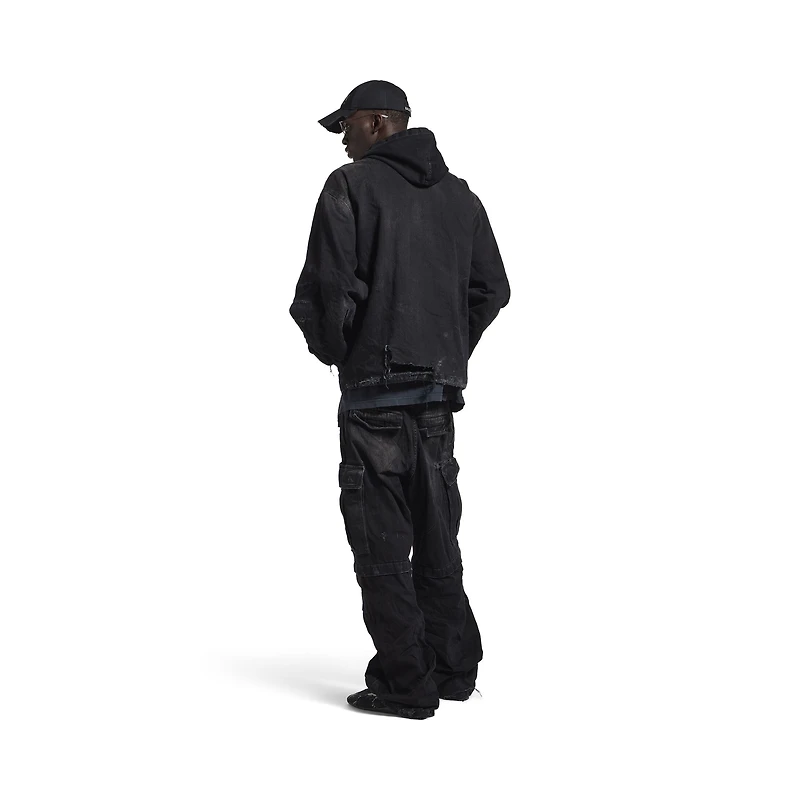hooded workwear jacket