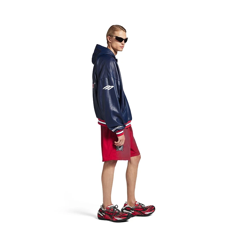 3b football polo hoodie