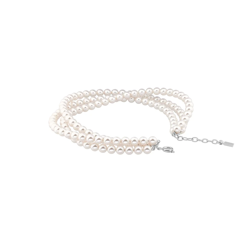 pearl 3-row choker