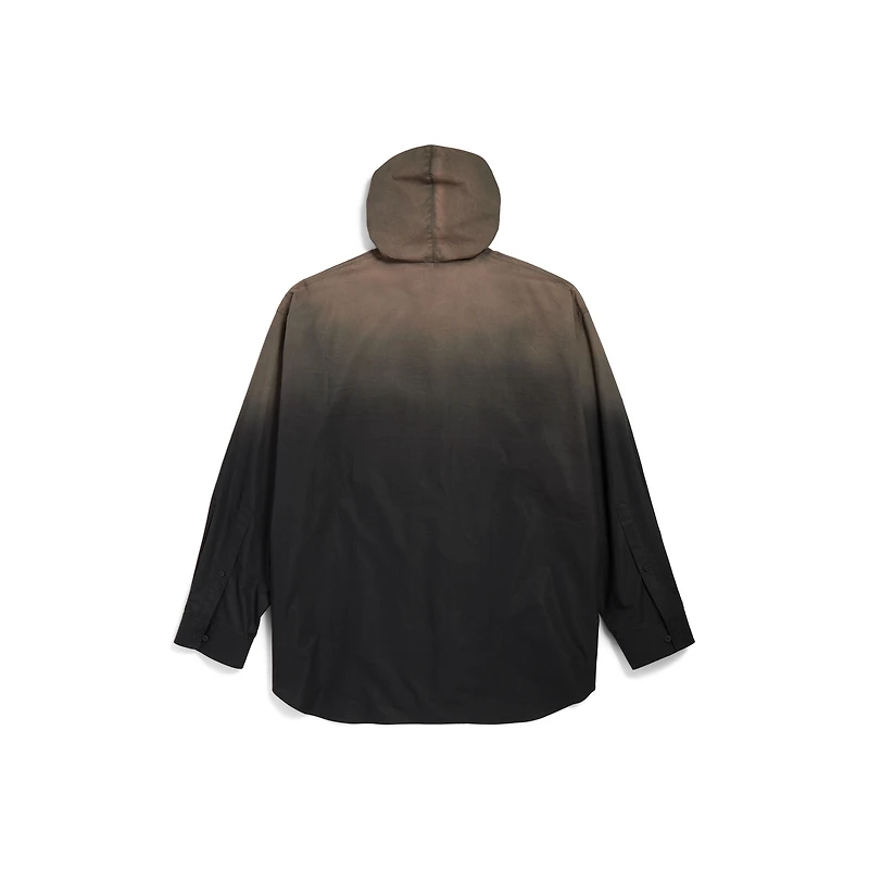 hooded oversized shirt