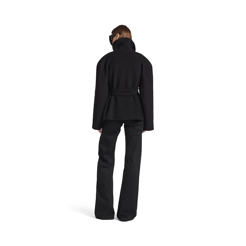 short wrap coat