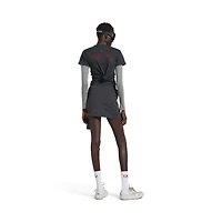 washed crayon political double sleeve t-shirt