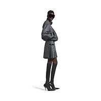 pleated mini skirt