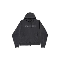 standard oversized zip-up hoodie