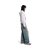 balenciaga back zip-up hoodie regular fit