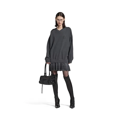 layered sweater dress