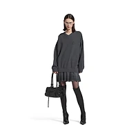 layered sweater dress