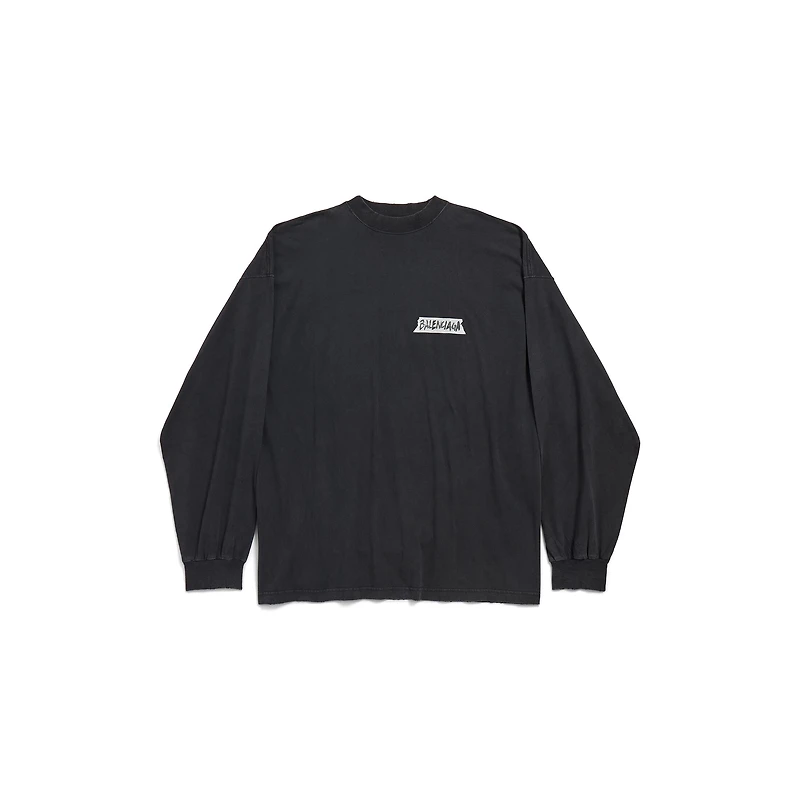 masking tape long sleeve t-shirt large fit