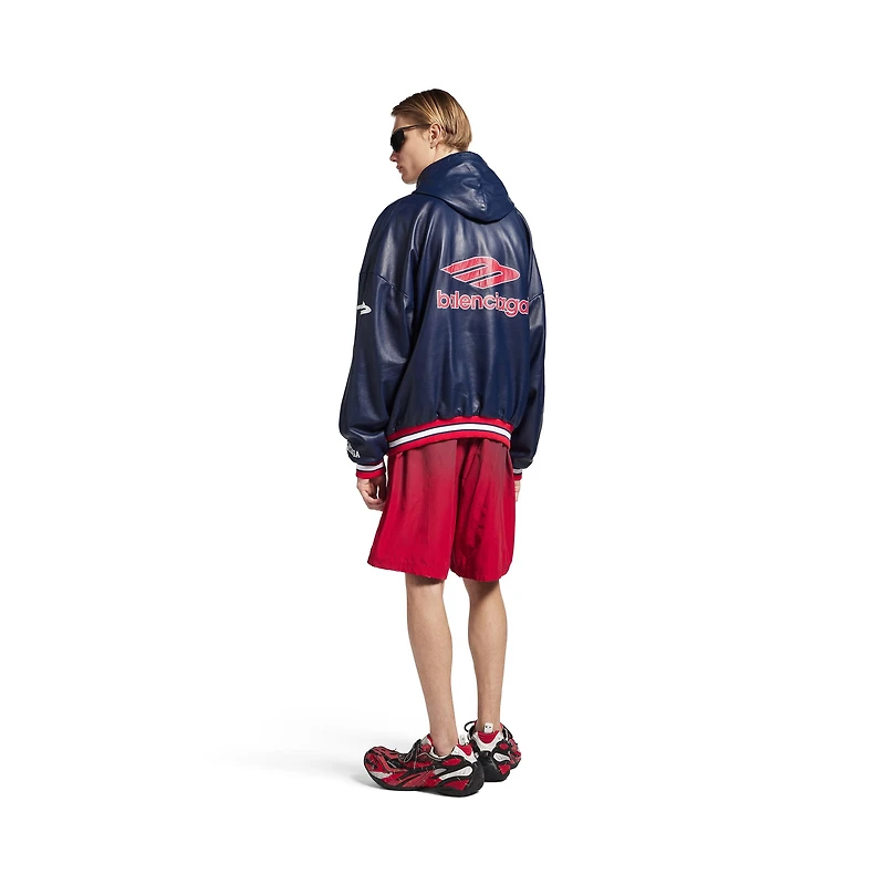 3b football polo hoodie