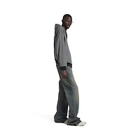 balenciaga back reversible zip-up hoodie