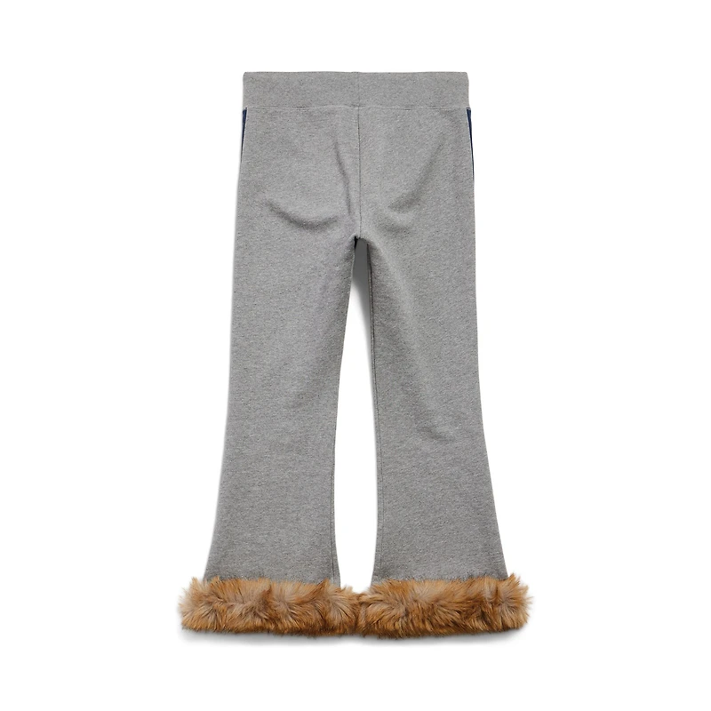 lion flared capri sweatpants