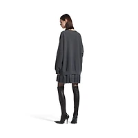layered sweater dress