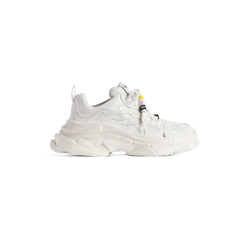 triple s sporty sneaker with charms