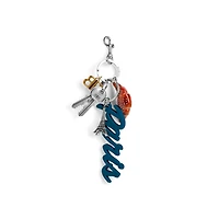 tourist paris croissant charm/keychain