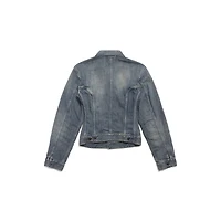 corseted denim jacket