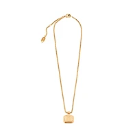 nano square long necklace