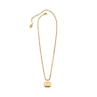 nano square long necklace