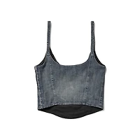corseted top