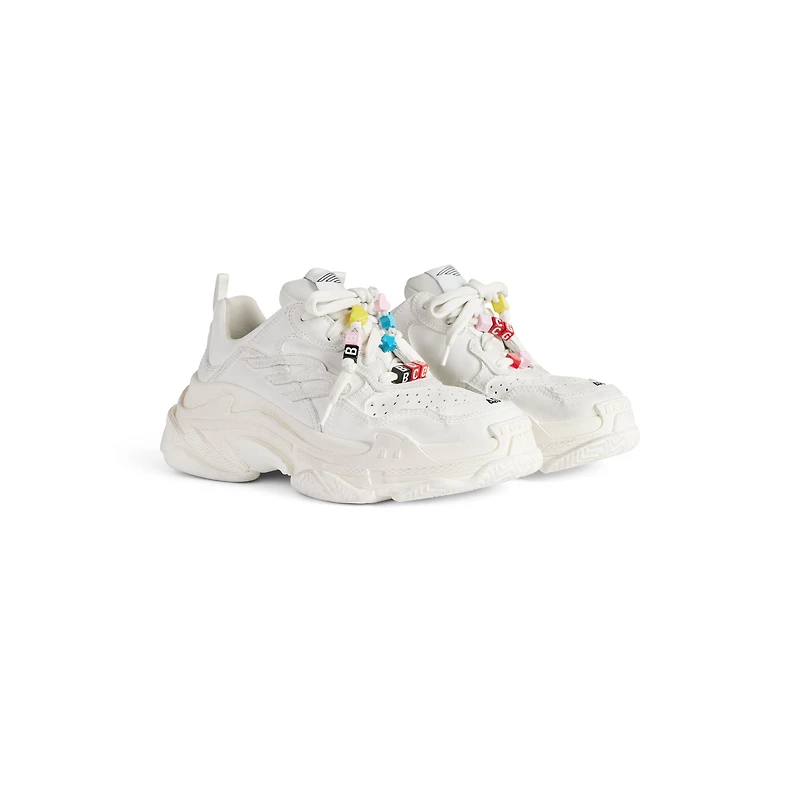 triple s sporty sneaker with charms