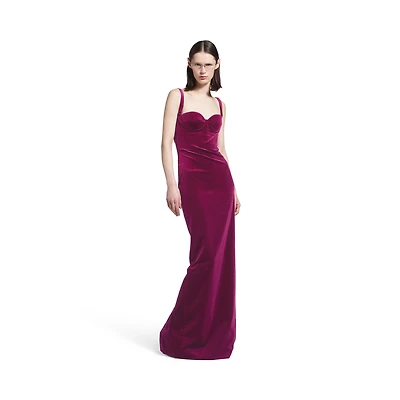 fitted gown