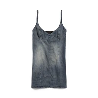 corseted mini dress