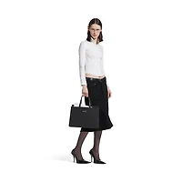 godet midi skirt