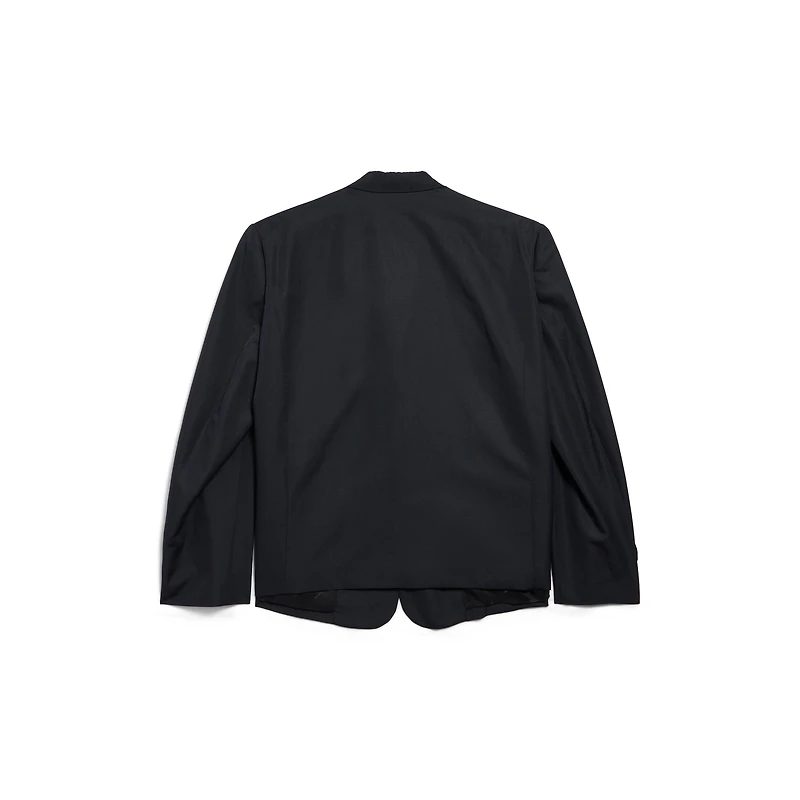 single breasted oversized tailored jacket