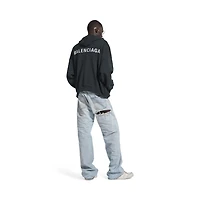 balenciaga back polo hoodie