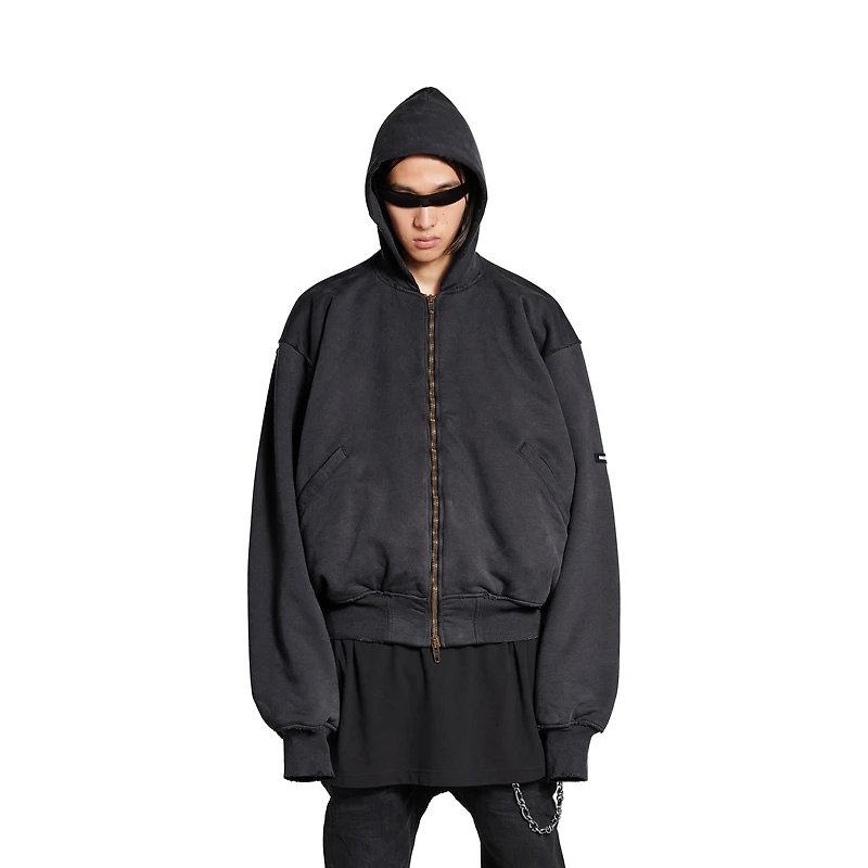 hooded bomber