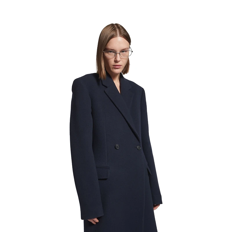 godet midi coat