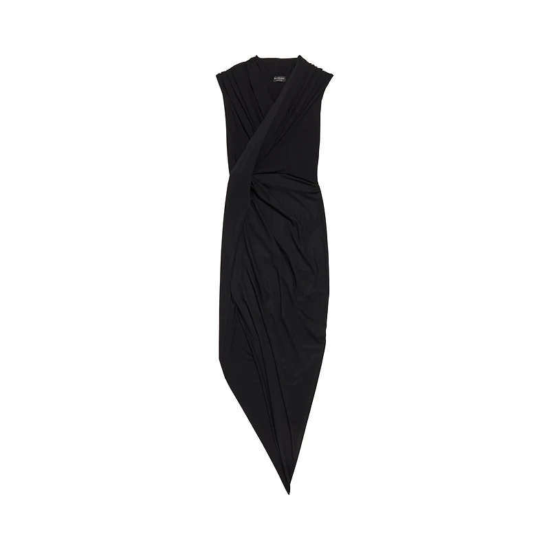draped dress