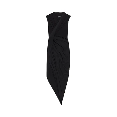 draped dress