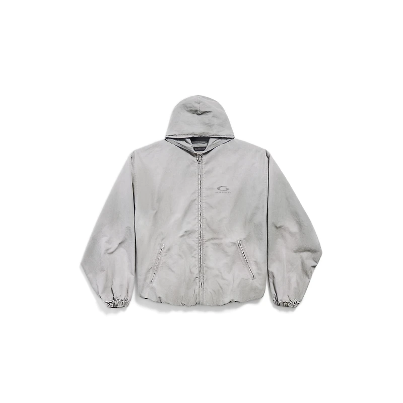 oversized zip-up hoodie