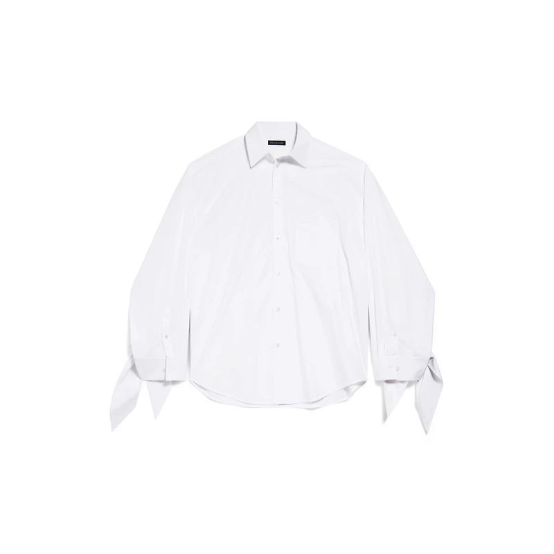 knotted cuff blouse