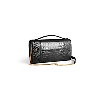 hourglass pochette with chain