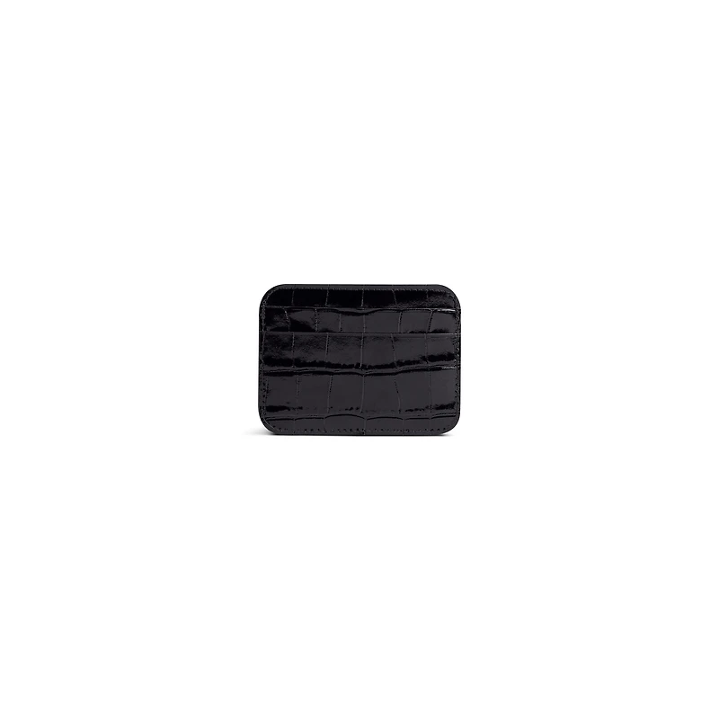 cash card holder crocodile embossed