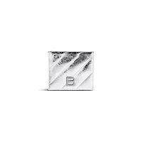 crush flap coin and card holder metallized quilted