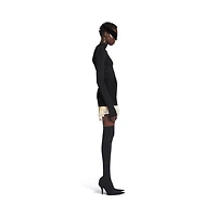 lingerie mini tailored skirt