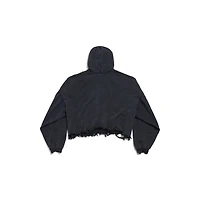 cropped hoodie