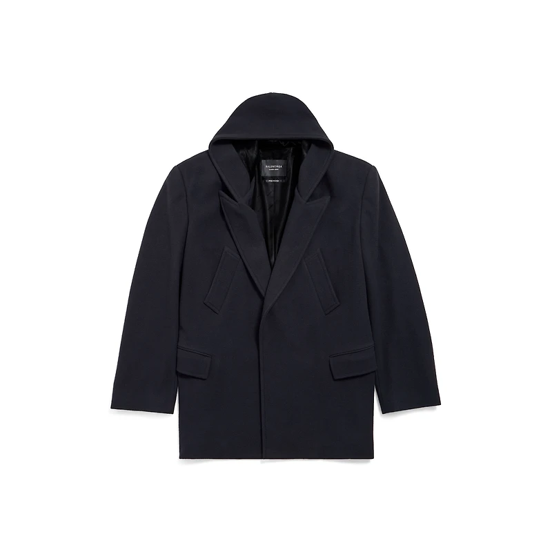 hooded short coat